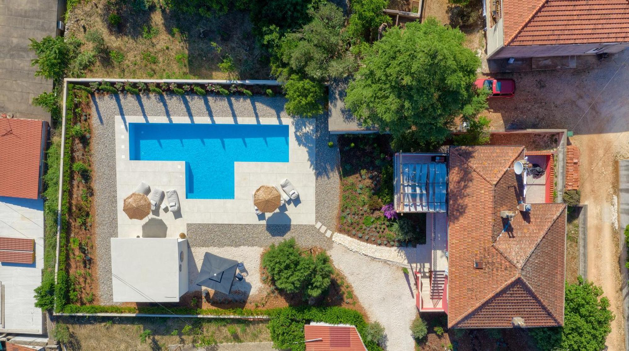 Hvar Luxury Villa And Pool With View In Heart Of Stari Grad Stari Grad  Eksteriør bilde