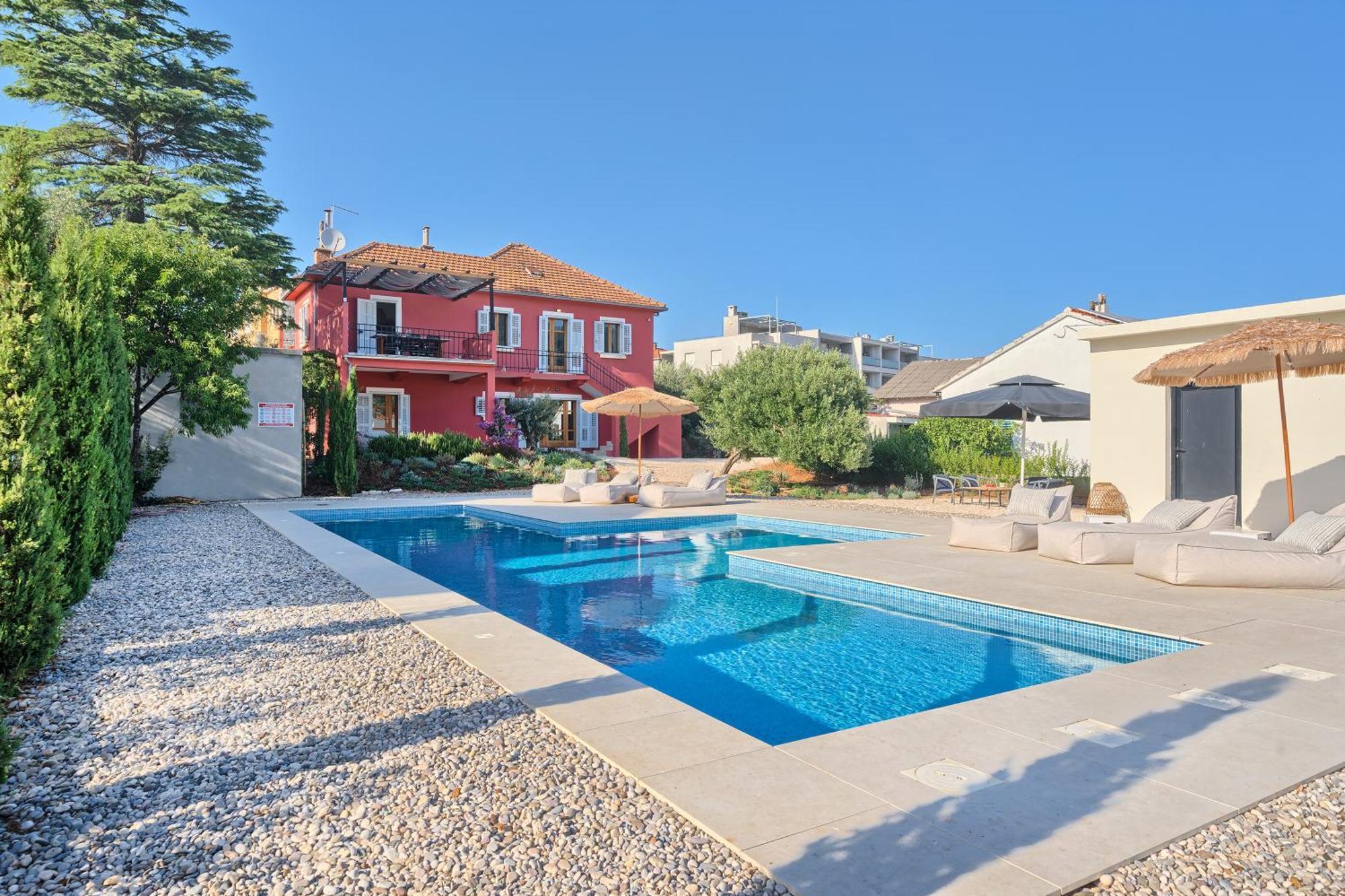 Hvar Luxury Villa And Pool With View In Heart Of Stari Grad Stari Grad  Eksteriør bilde