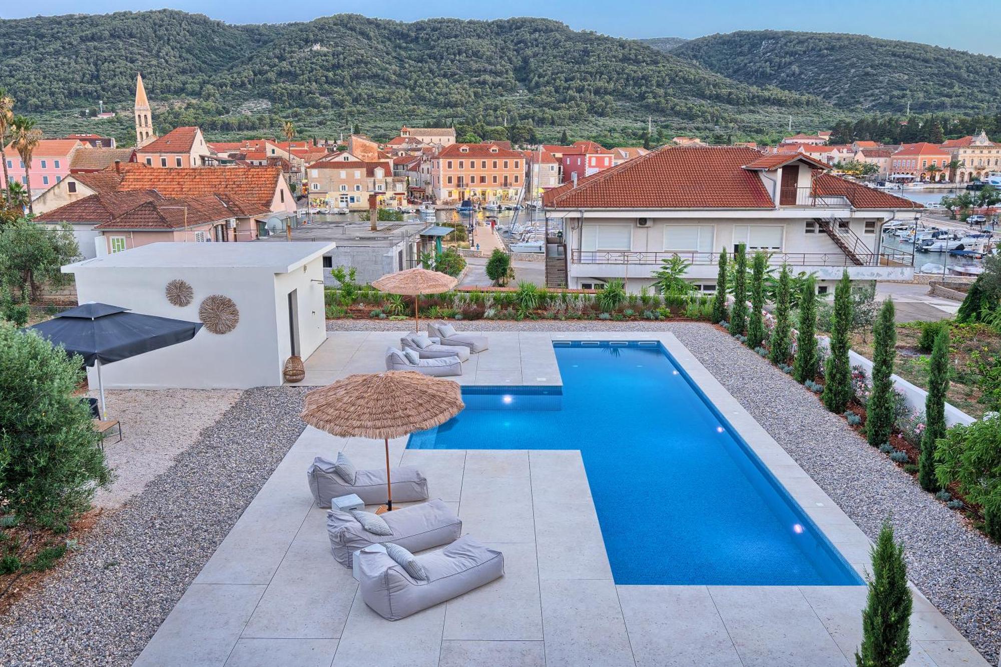 Hvar Luxury Villa And Pool With View In Heart Of Stari Grad Stari Grad  Eksteriør bilde