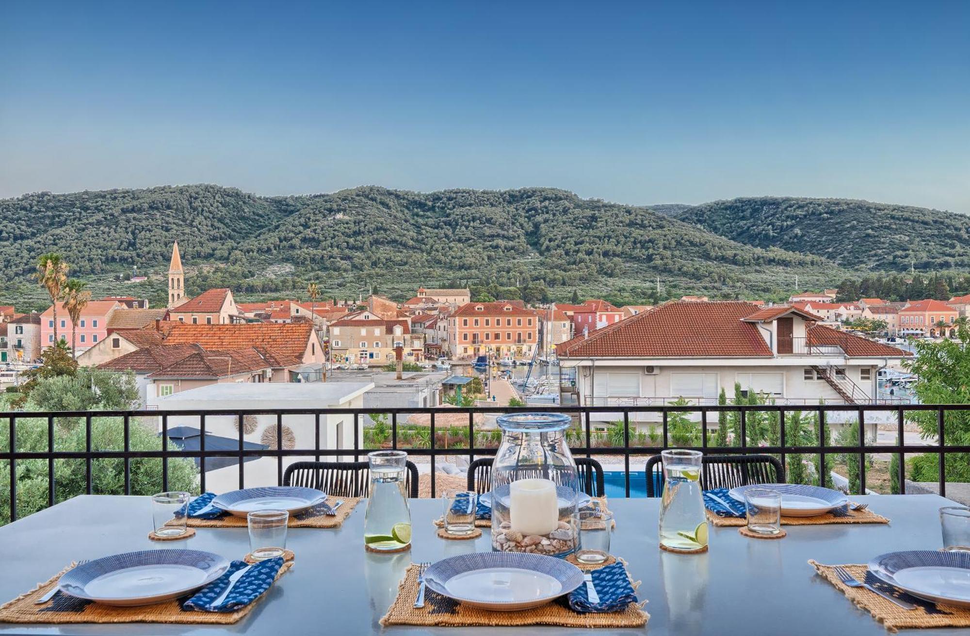 Hvar Luxury Villa And Pool With View In Heart Of Stari Grad Stari Grad  Eksteriør bilde