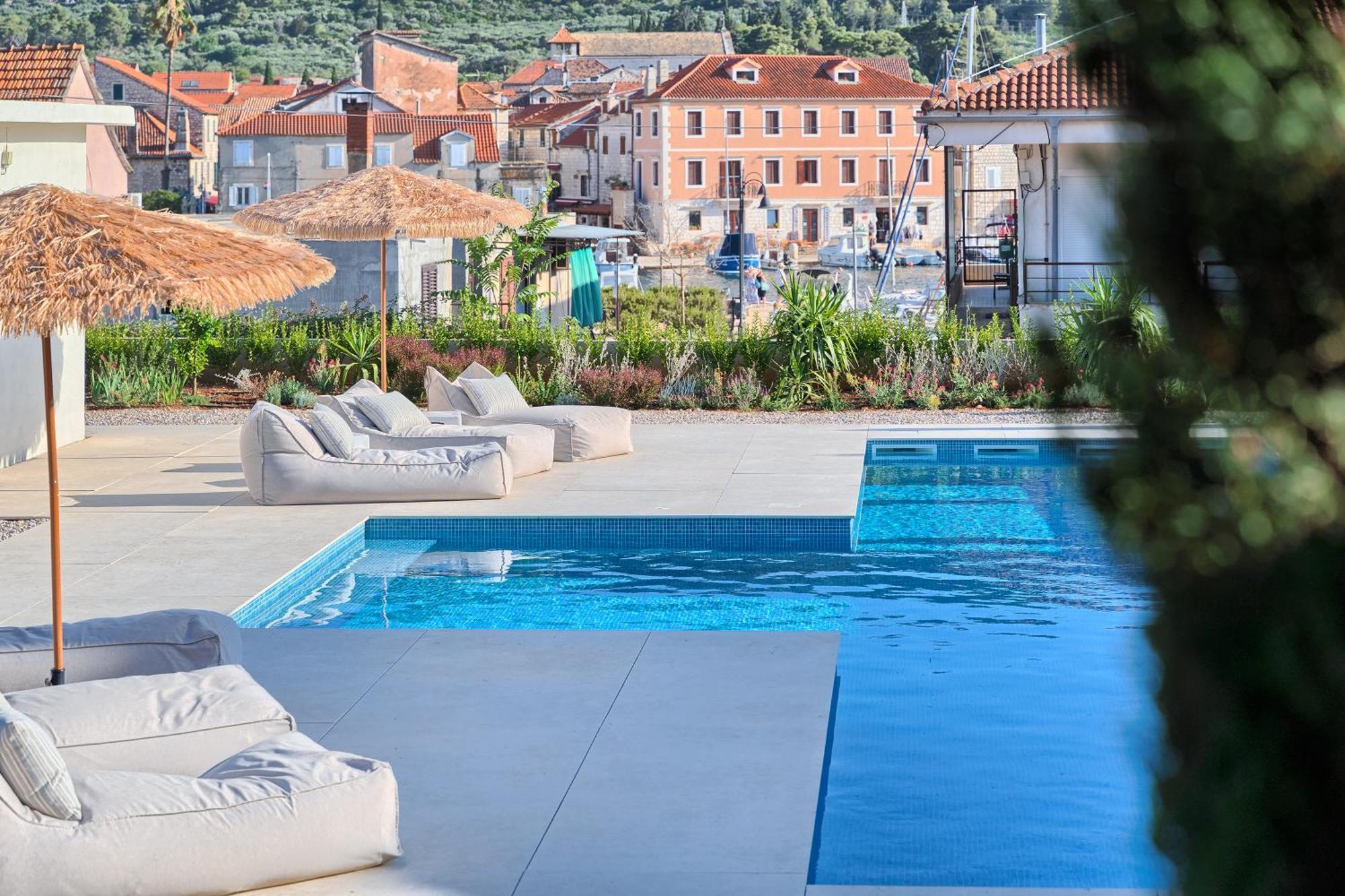Hvar Luxury Villa And Pool With View In Heart Of Stari Grad Stari Grad  Eksteriør bilde