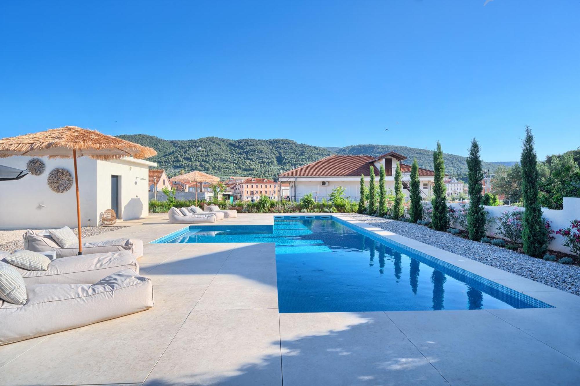 Hvar Luxury Villa And Pool With View In Heart Of Stari Grad Stari Grad  Eksteriør bilde