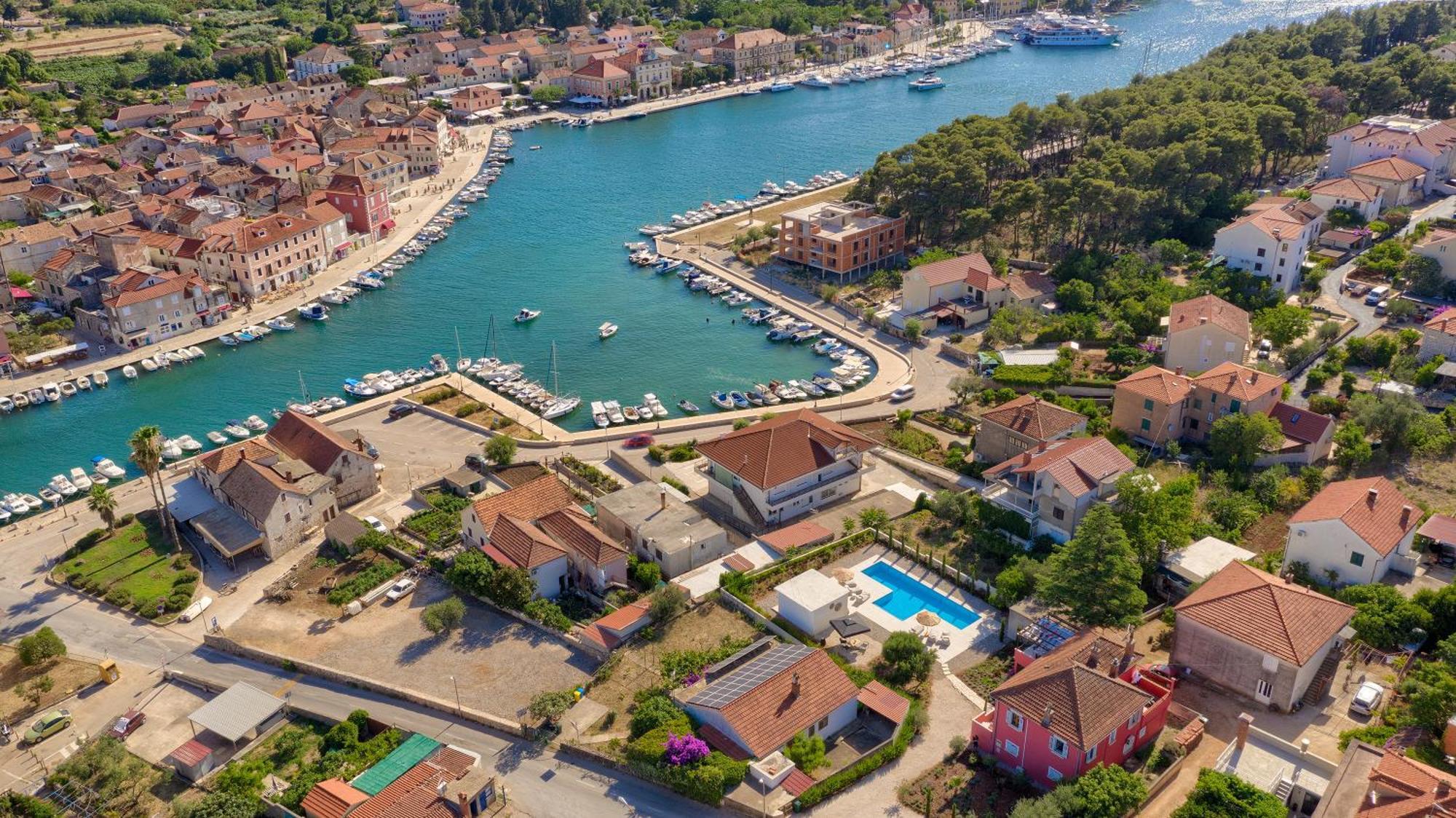 Hvar Luxury Villa And Pool With View In Heart Of Stari Grad Stari Grad  Eksteriør bilde